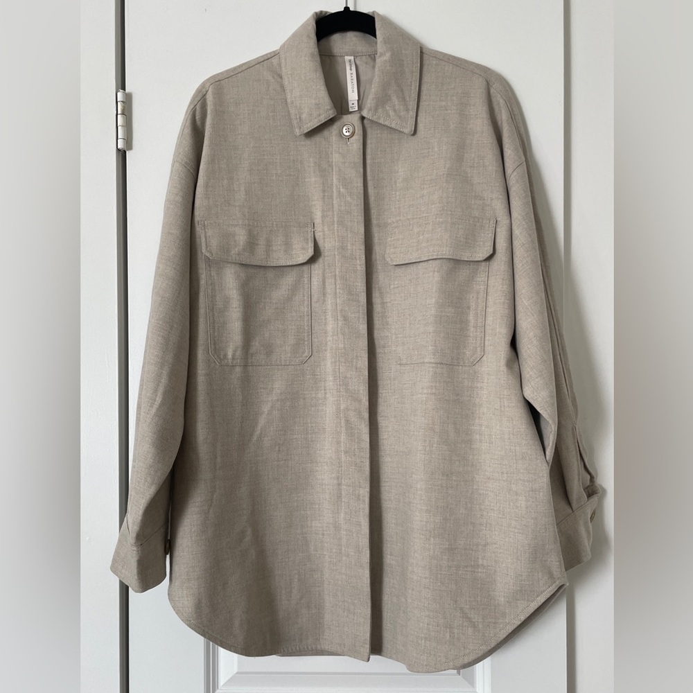 NWT Babaton Shirt Jacket